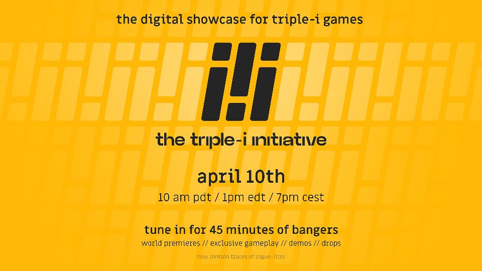 Livestream zur Triple-i Initiative heute Abend um 19 Uhr - Die Show der großen Indie-Spiele