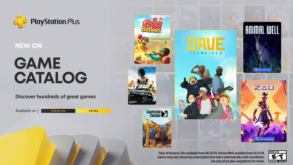 PlayStation-Plus-Spielekatalog: Die neuen Titel im April 2024