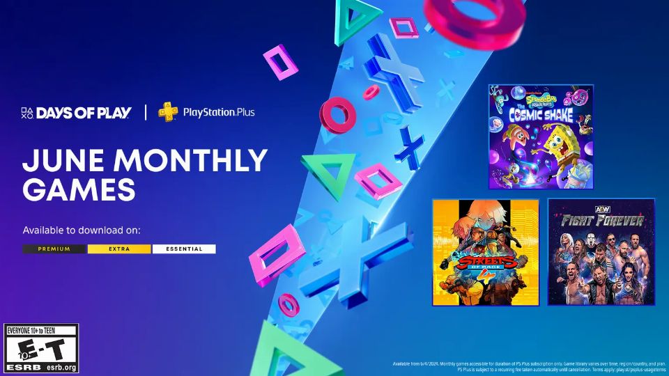 PlayStation Plus: Die monatlichen Spiele im Juni 2024