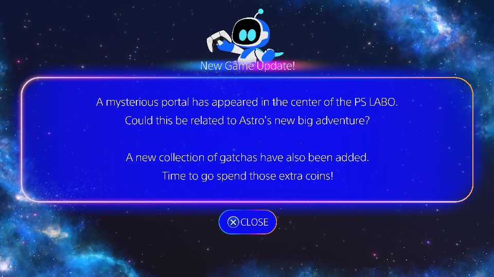 Neues Update zu Astro's Playroom