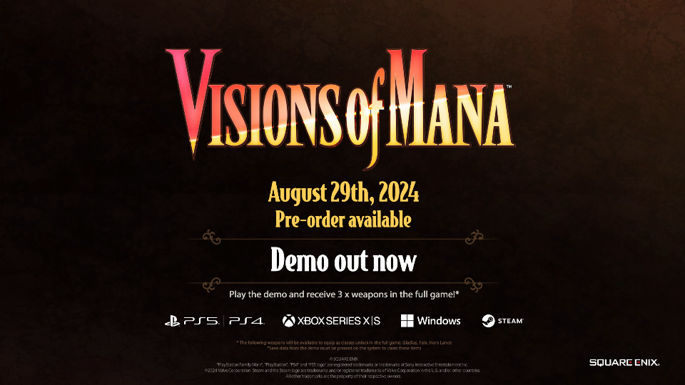 Demo zu Visions of Mana ab sofort verfügbar