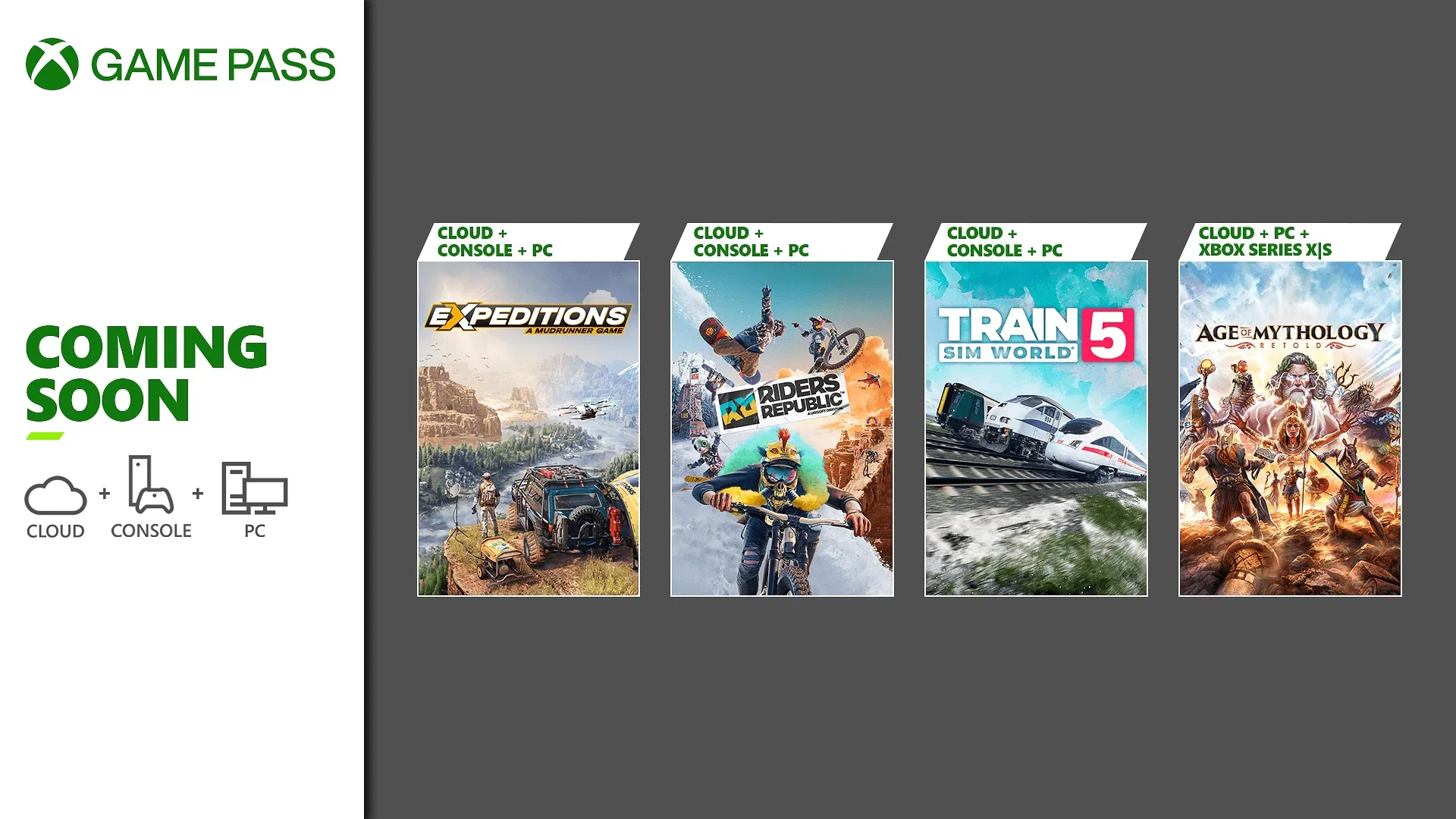 Coming to game pass sales