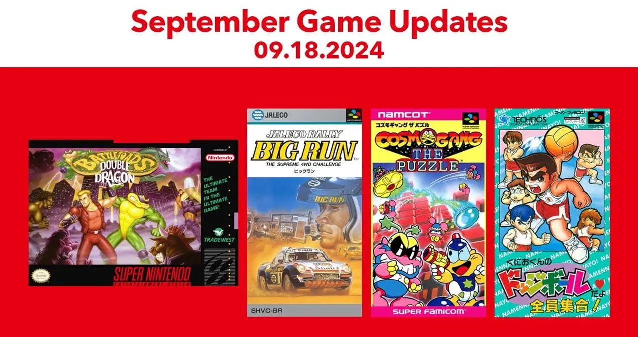 Nintendo Switch Online: Die Spiele für September 2024 Heropic
