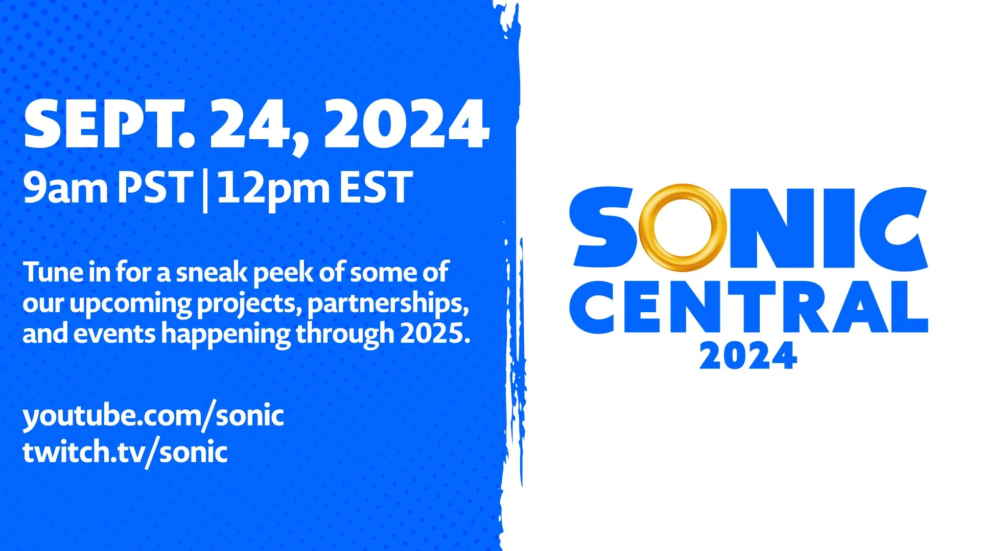 Sonic Central für morgen, 24. September 2024, angekündigt  Heropic