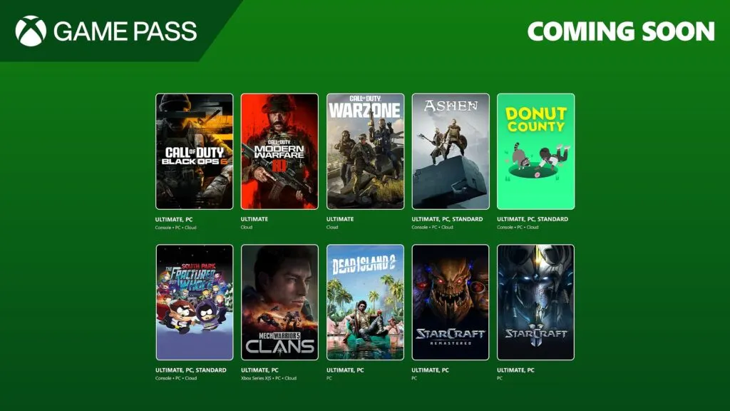 Xbox Game Pass: Die Neuzugänge ab Mitte Oktober 2024 Heropic