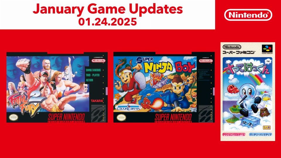 Nintendo Switch Online: Die Spiele für Januar 2025