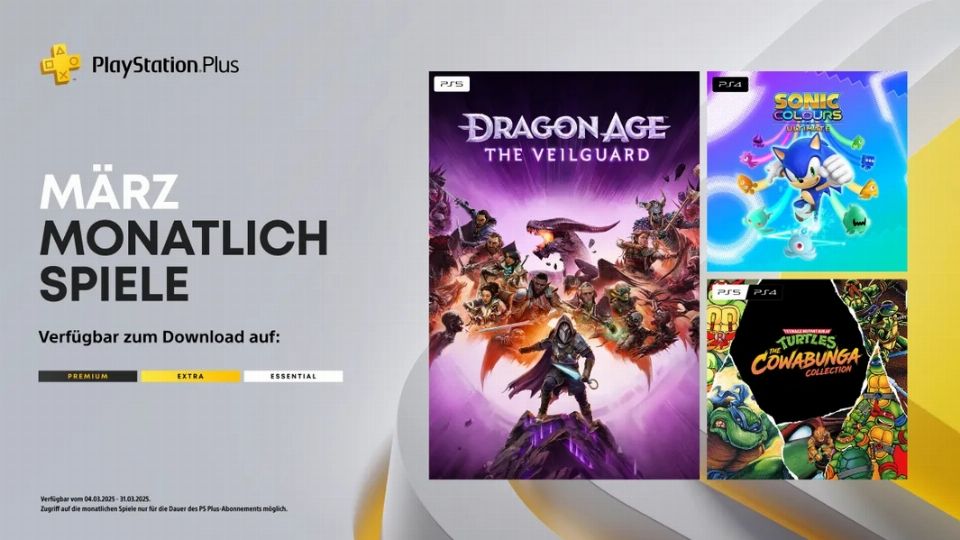 PlayStation Plus: Die monatlichen Spiele im März 2025