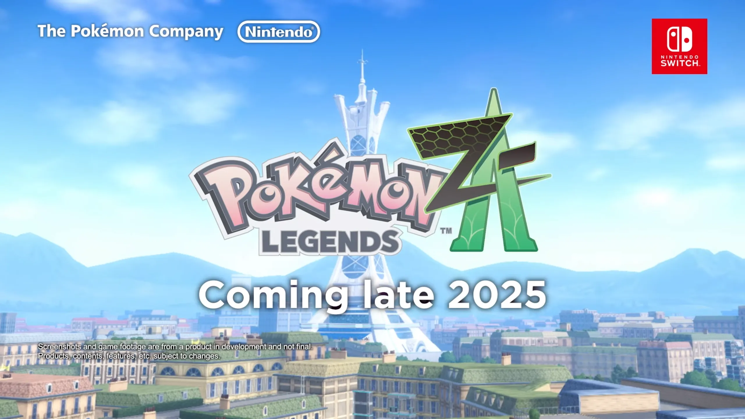 Pokemon Legends: Z-A wird erst 'Late 2025' erscheinen Heropic
