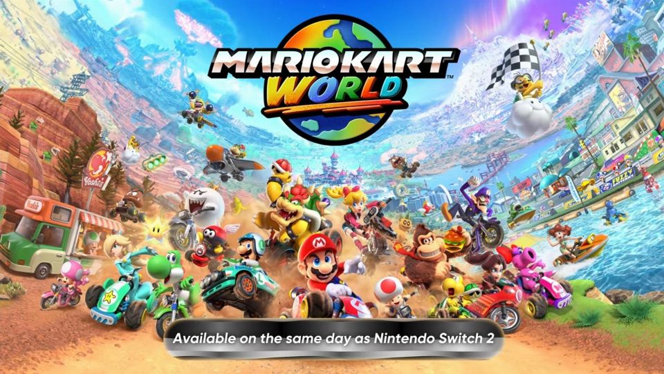 Mario Kart World heißt der neuste Serienteil und erscheint zum Launch am 5. Juni