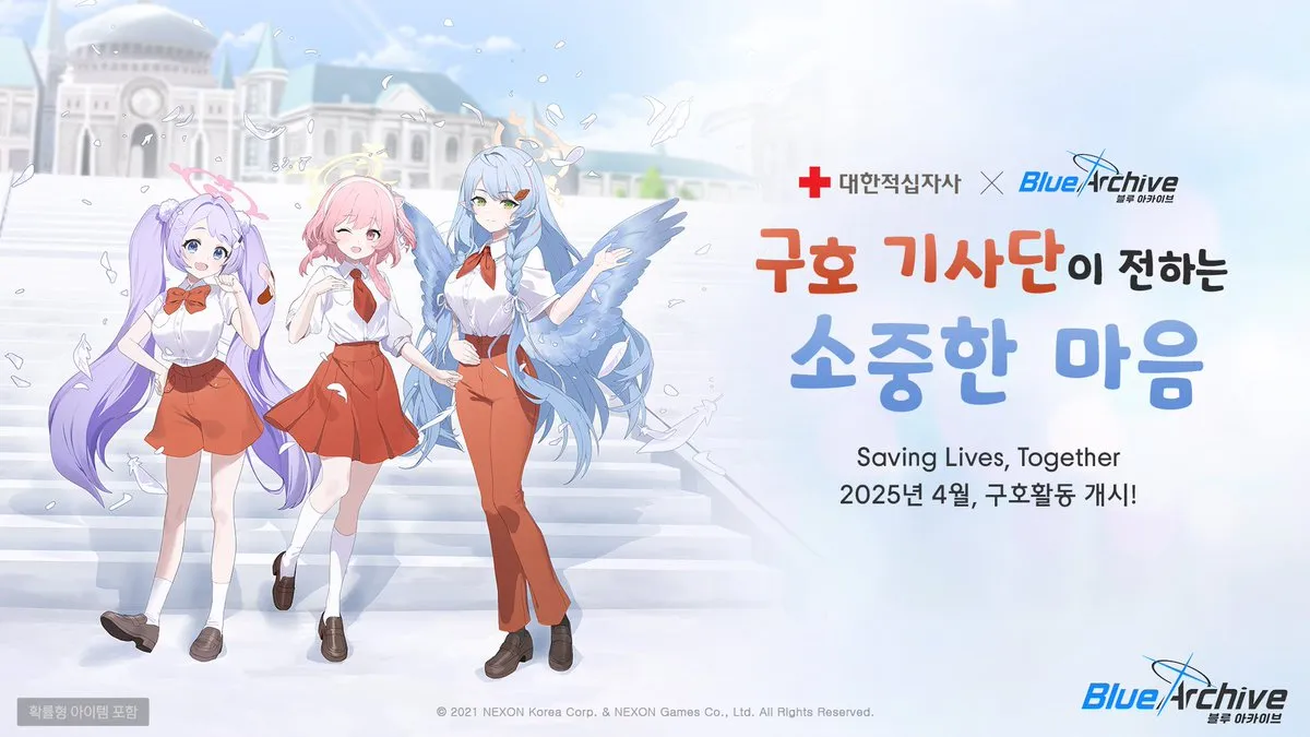 Rotes Kreuz Korea x Blue Archive: Ein ungewöhnliches In-Game Event rettet Leben Heropic