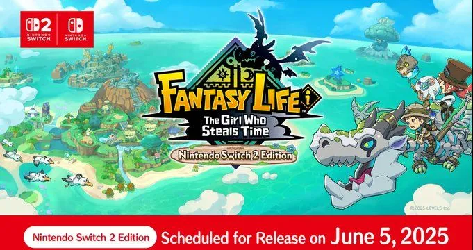 Fantasy Life i: The Girl Who Steals Time
wird Launchtitel der Nintendo Switch 2 Heropic