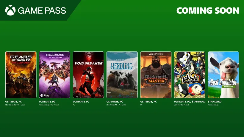 Xbox Game Pass: Die Neuzugänge Mitte bis Ende August 2025