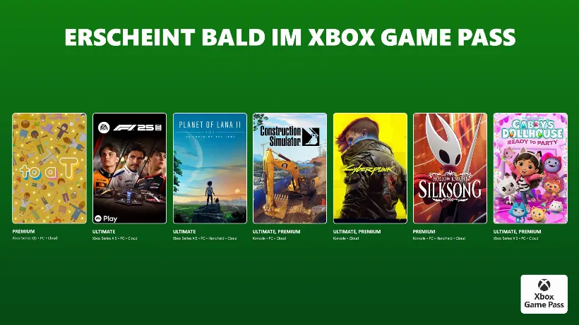 Xbox Game Pass: Die Neuzugänge bis Anfang bis Mitte März 2026