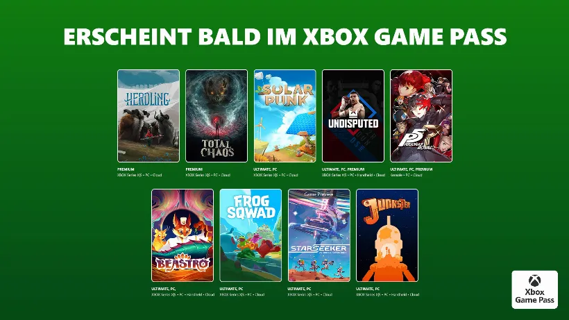 Xbox Game Pass: Die Neuzugänge Mitte Juni 2026