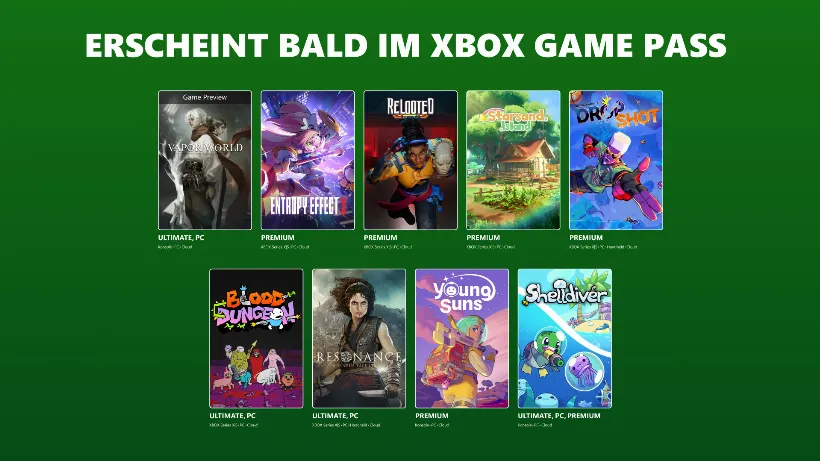 Xbox Game Pass: Die Neuzugänge Ende August und Anfang September 2026