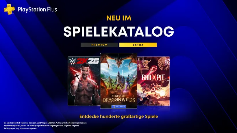 PlayStation Plus-Spielekatalog: Die neuen Titel im September 2026